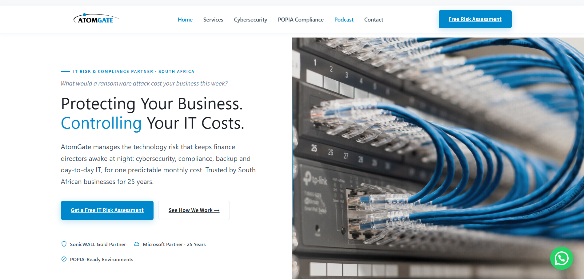 Website design example
